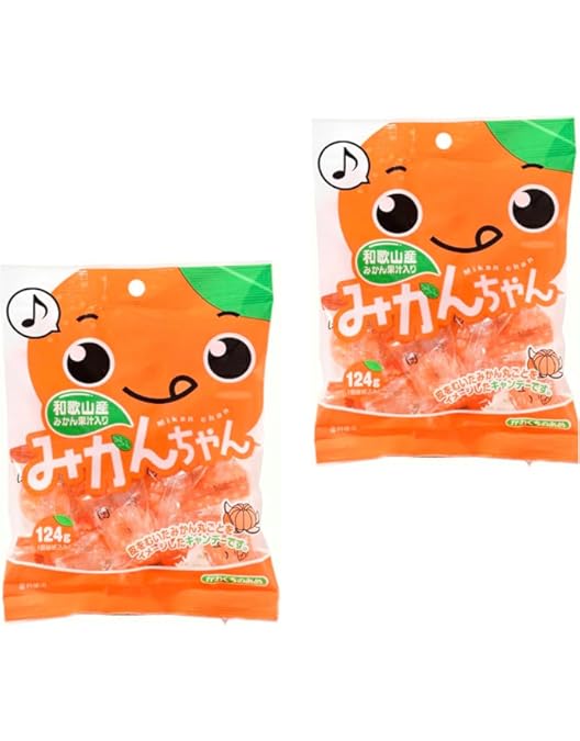 Amazon.co.jp: 川口製菓 みかんちゃん 124g : 食品・飲料・お酒